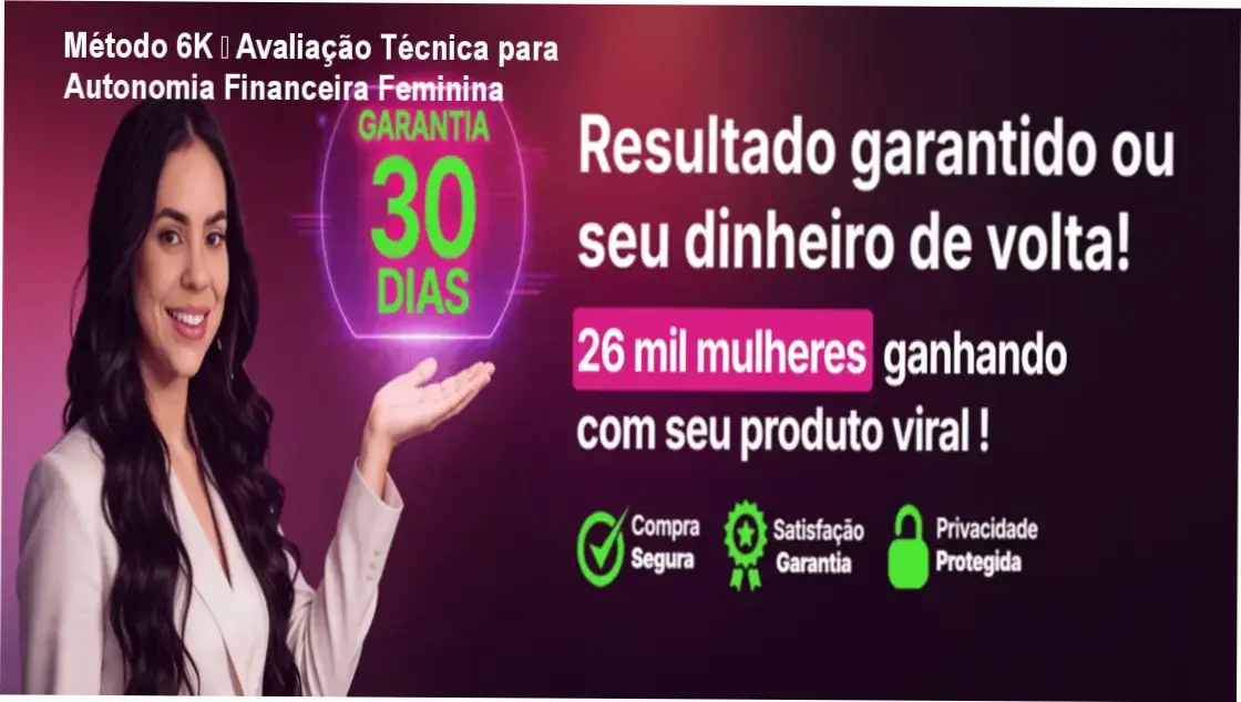 Tela do curso Método 6K mostrando a mentora Suelen Mello orientando mulheres empreendedoras
