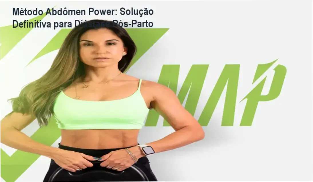 Mulher pós‑parto praticando exercícios do Método Abdômen Power para fechar a diástase