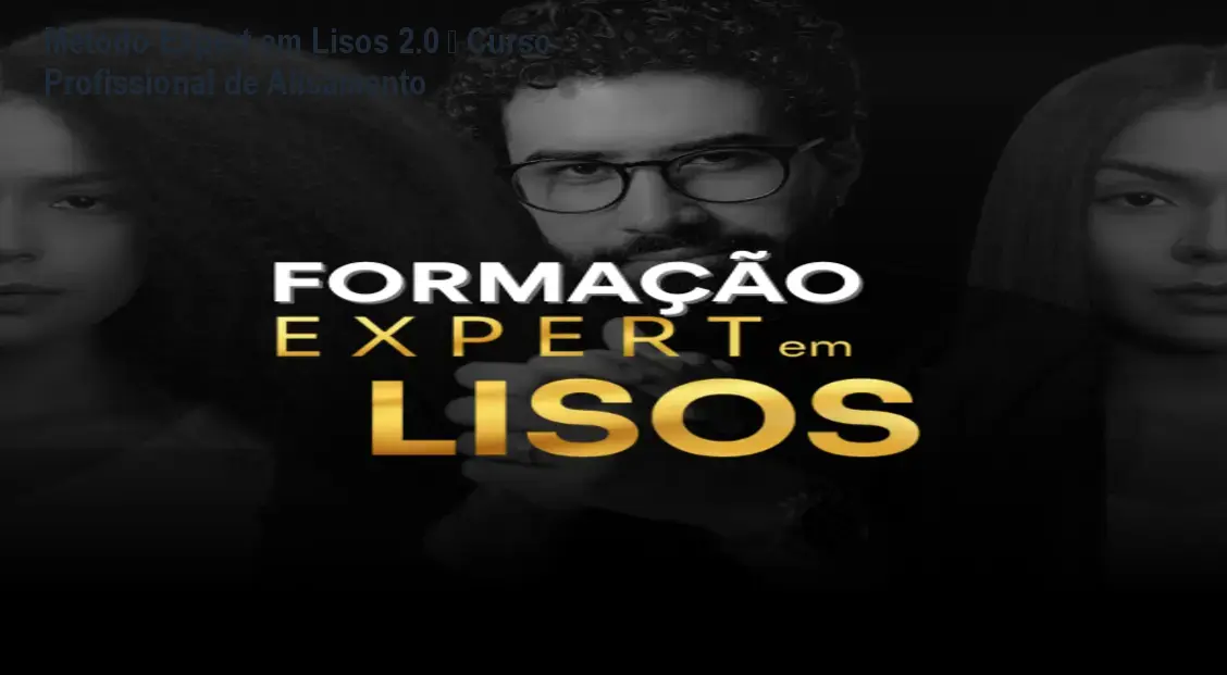 metodo expert lisos 2 0 curso alisamento 1