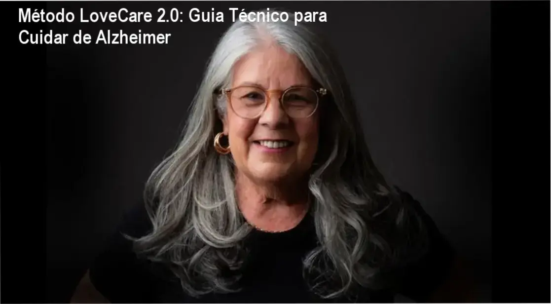 Imagem do curso Método LoveCare 2.0 mostrando cuidador aplicando técnicas de manejo de Alzheimer
