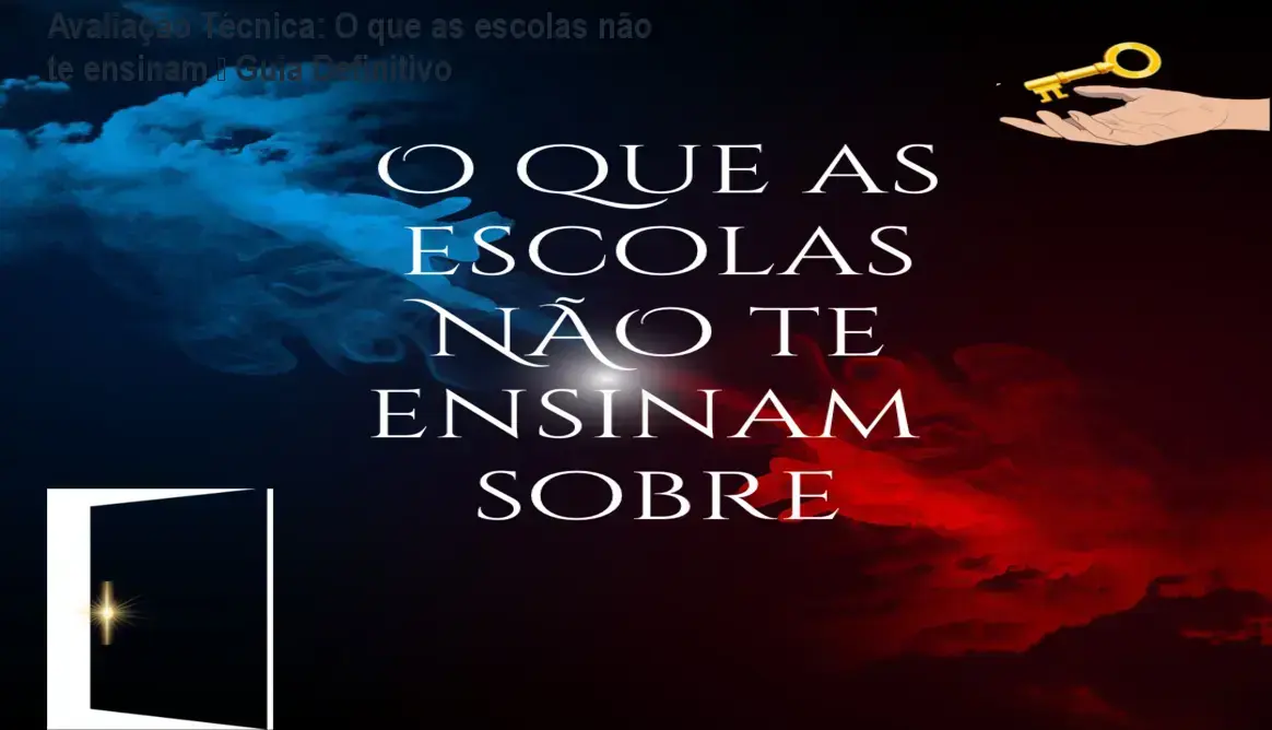 Capa do curso O que as escolas não te ensinam sobre, mostrando caminho de autoconhecimento