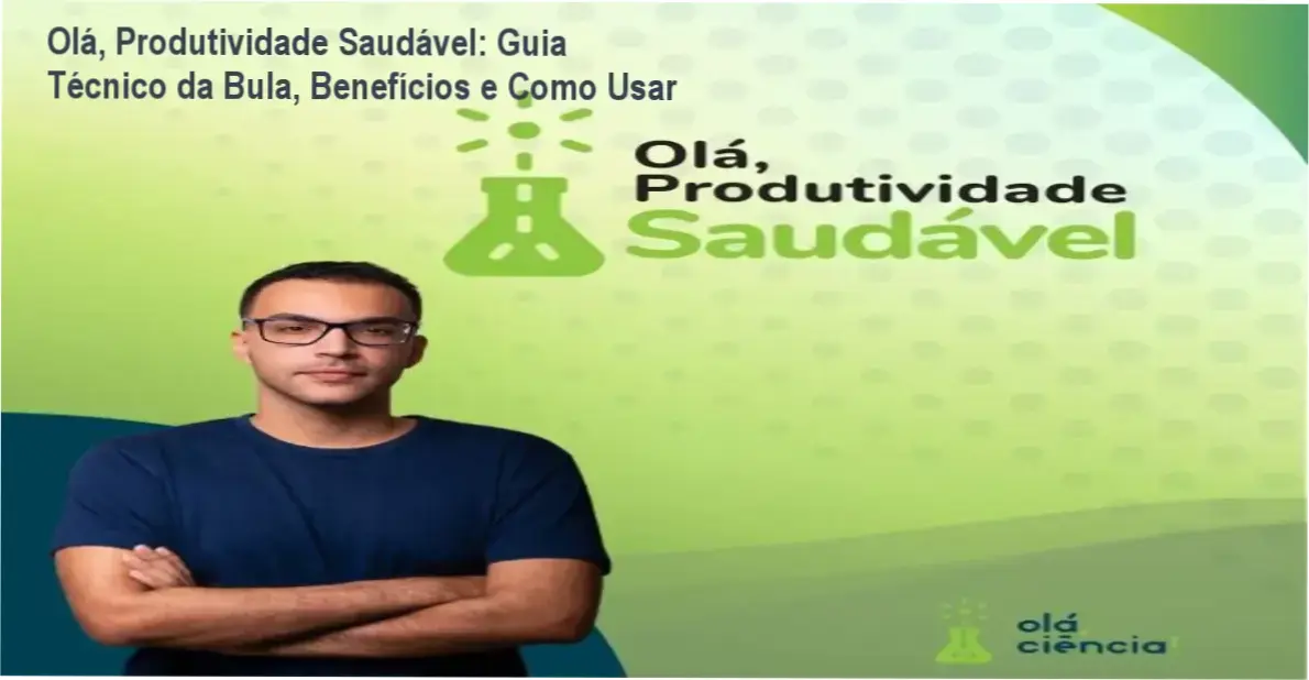 Imagem ilustrativa do curso Olá, Produtividade Saudável mostrando foco, organização e bem‑estar