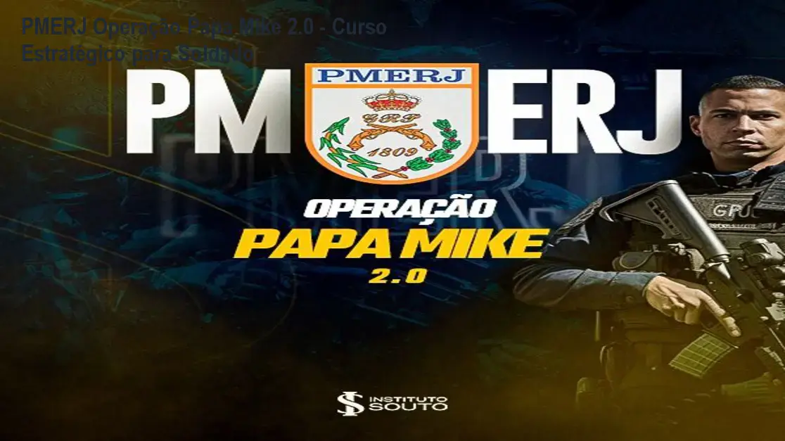 pmerj operacao papa mike 20 soldado 1