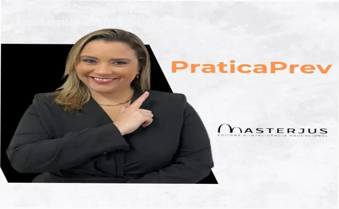 Tela do curso PráticaPrev mostrando módulo de cálculos previdenciários