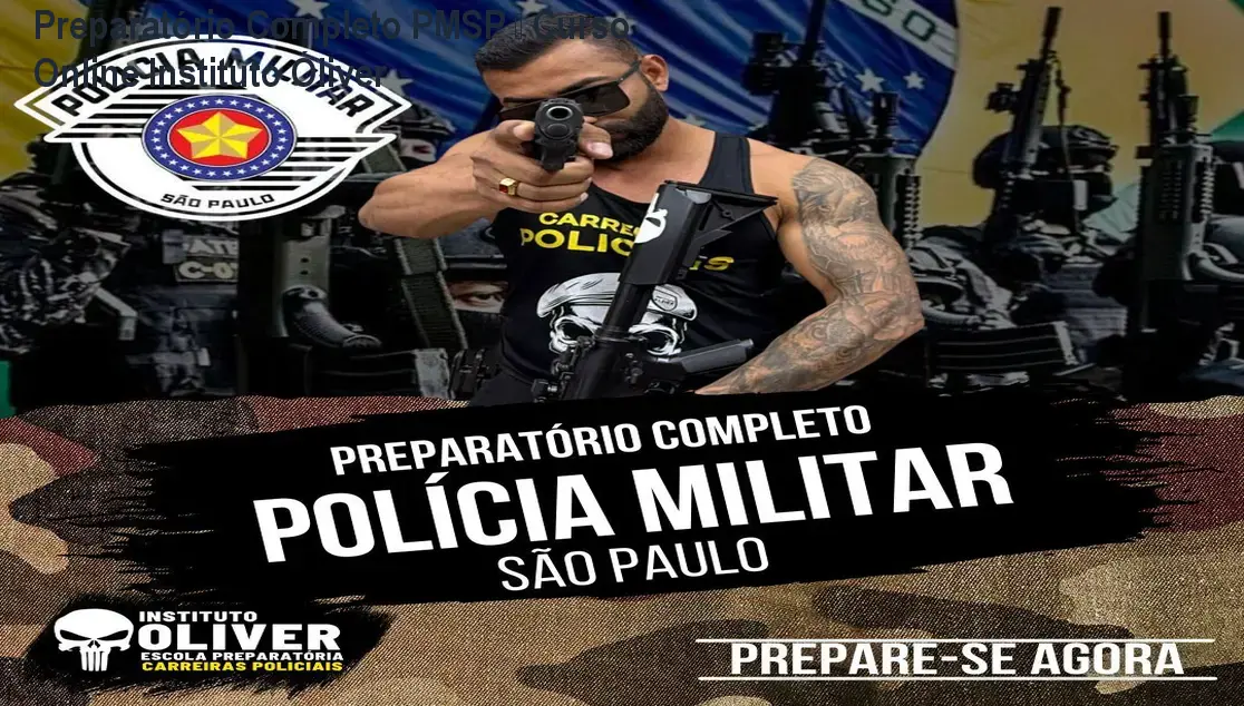 preparatorio completo policia militar de sao paulo pmsp instituto oliver 1