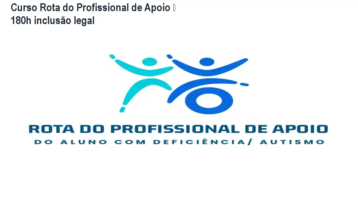 rota do profissional de apoio do aluno com deficiencia ou autismo 1