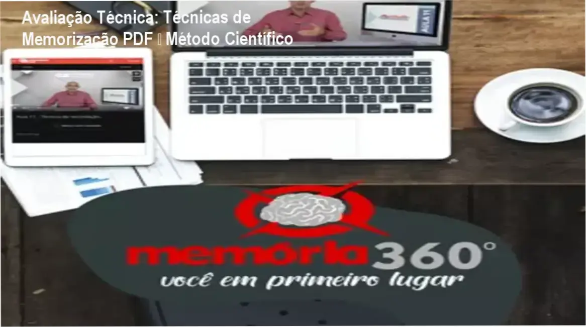 Capa do curso Técnicas de Memorização PDF mostrando método baseado em neurociência