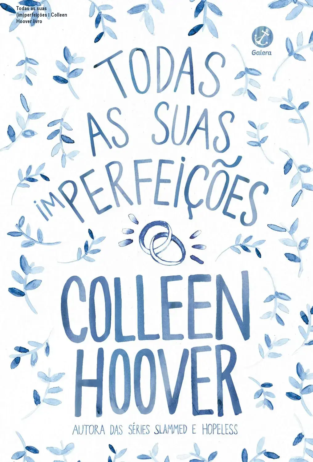 todas as suas imperfeicoes edicao portugues por colleen hoover autor 1