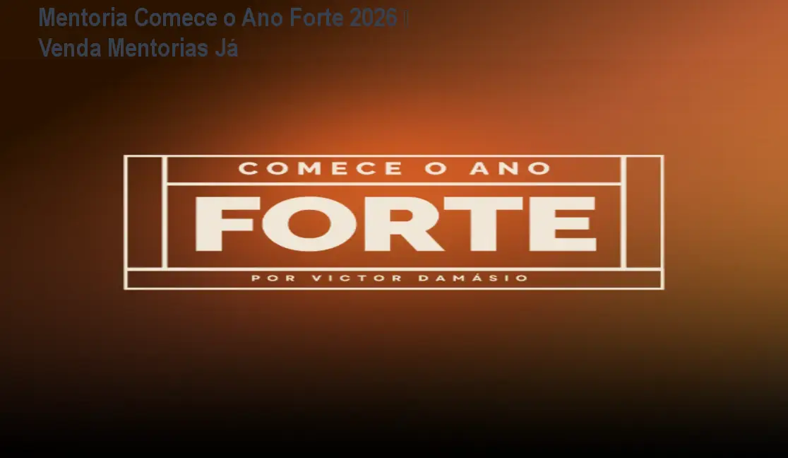 victor damasio comece o ano forte 2026 1