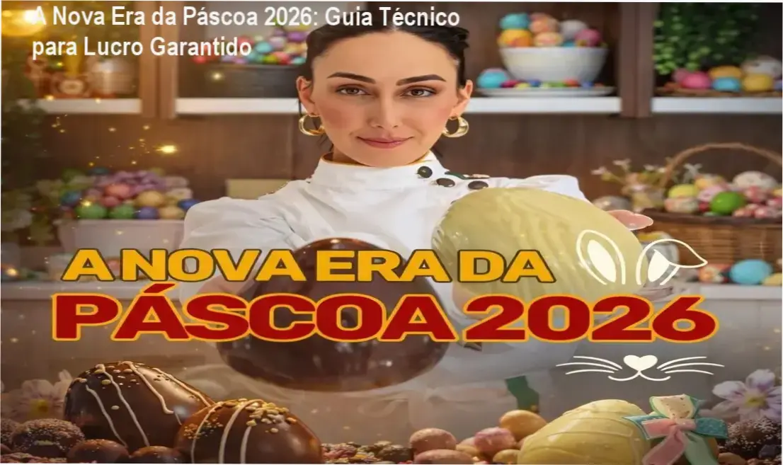 Treinamento A Nova Era da Páscoa 2026 mostrando confeiteiras organizando produção lucrativa