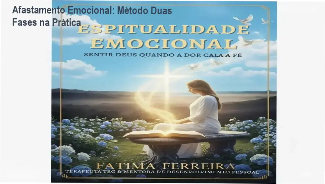 Capa técnica do ebook Afastamento Emocional mostrando capa do livro oficial com texto 'Método de 30 dias para pedido de namoro'