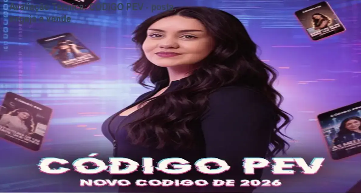 Guia explicativo sobre o produto digital CÓDIGO PEV - posta, engaja e vende