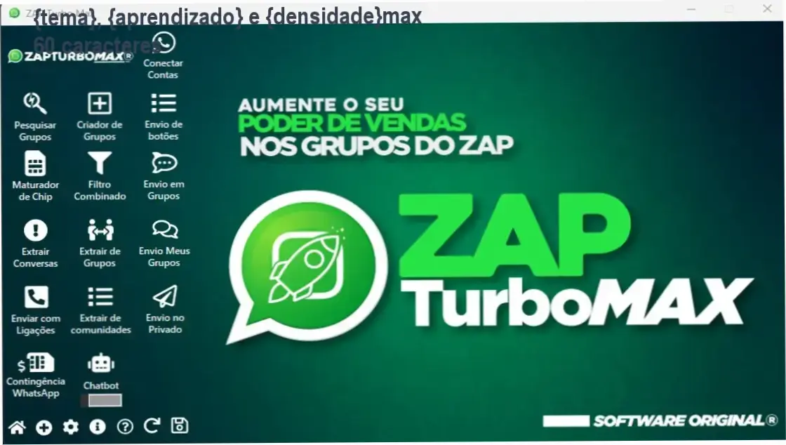 Guia explicativo sobre o produto digital ZAPTurboMAX