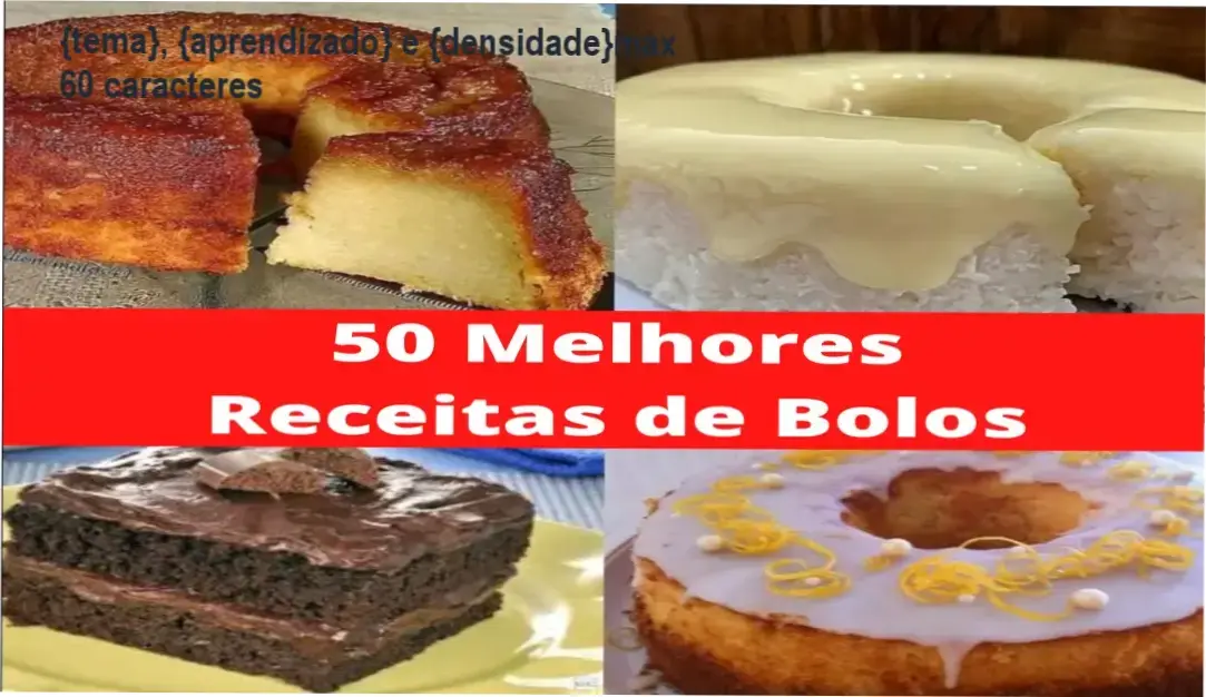 Guia explicativo sobre o produto digital Melhores Receitas de Bolos