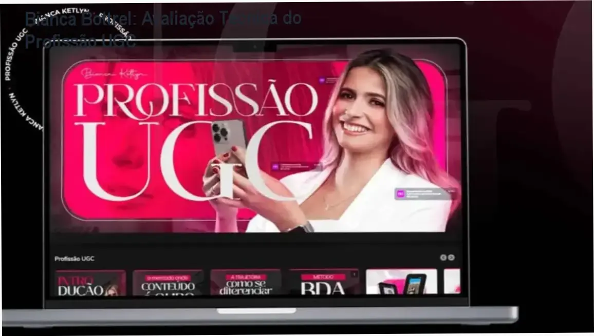 Bianca Bottrel apresentando o curso Profissão UGC, foco em criação de vídeos para marcas