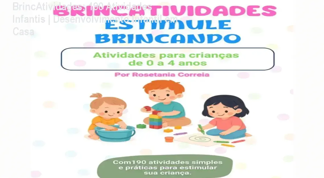 Pais utilizando atividades de brincadeiras educativas com bebês em casa