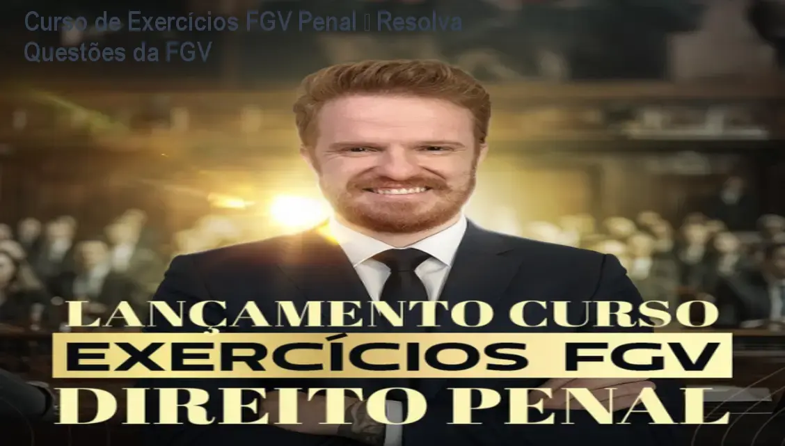 cenoura curso de exercicios fgv penal 1