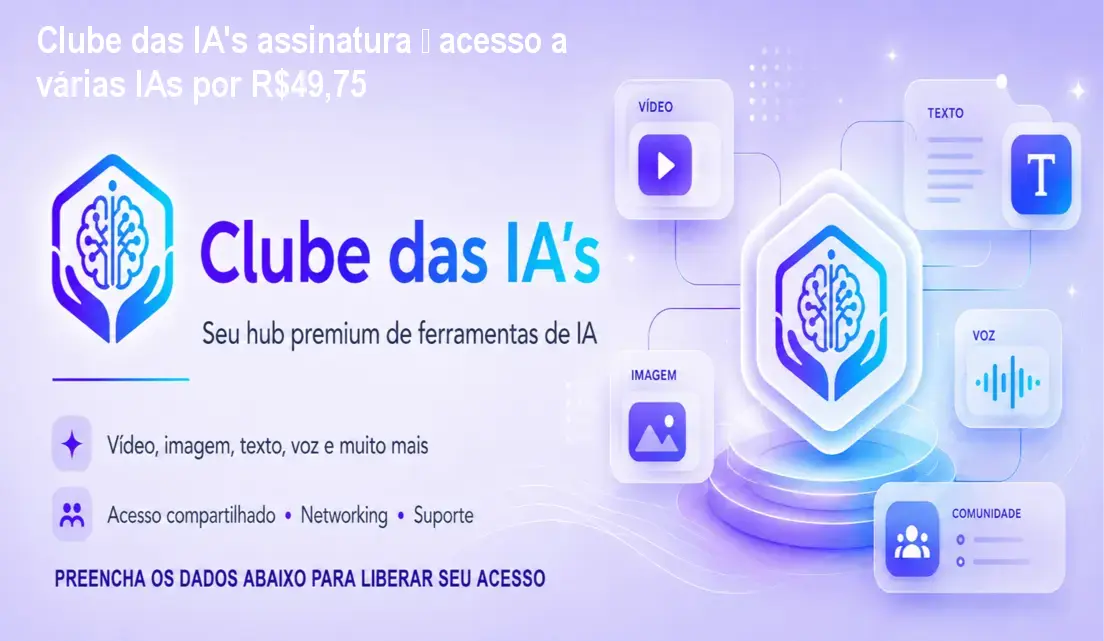 clube das ias assinatura 1