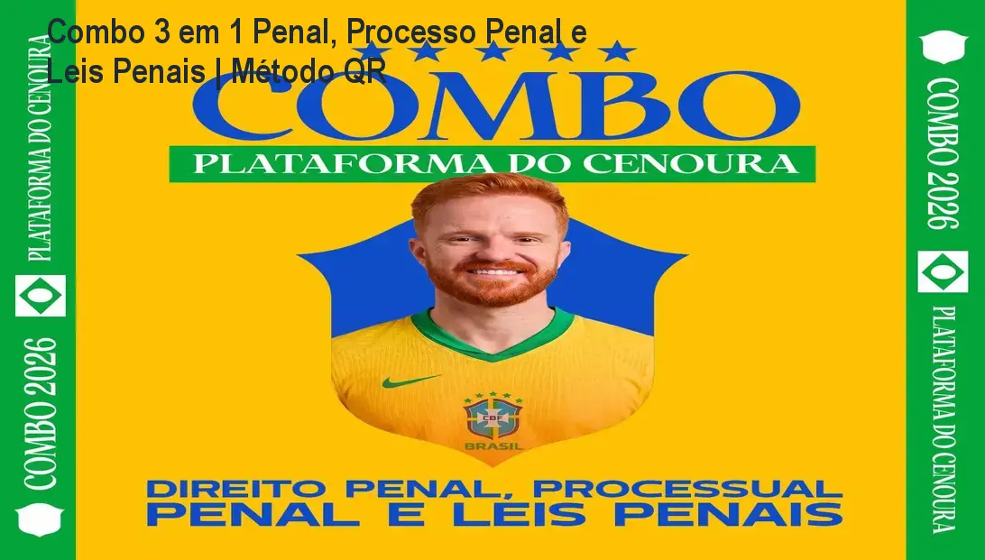 combo 3 em 1 penal processo penal e leis penais 4 1