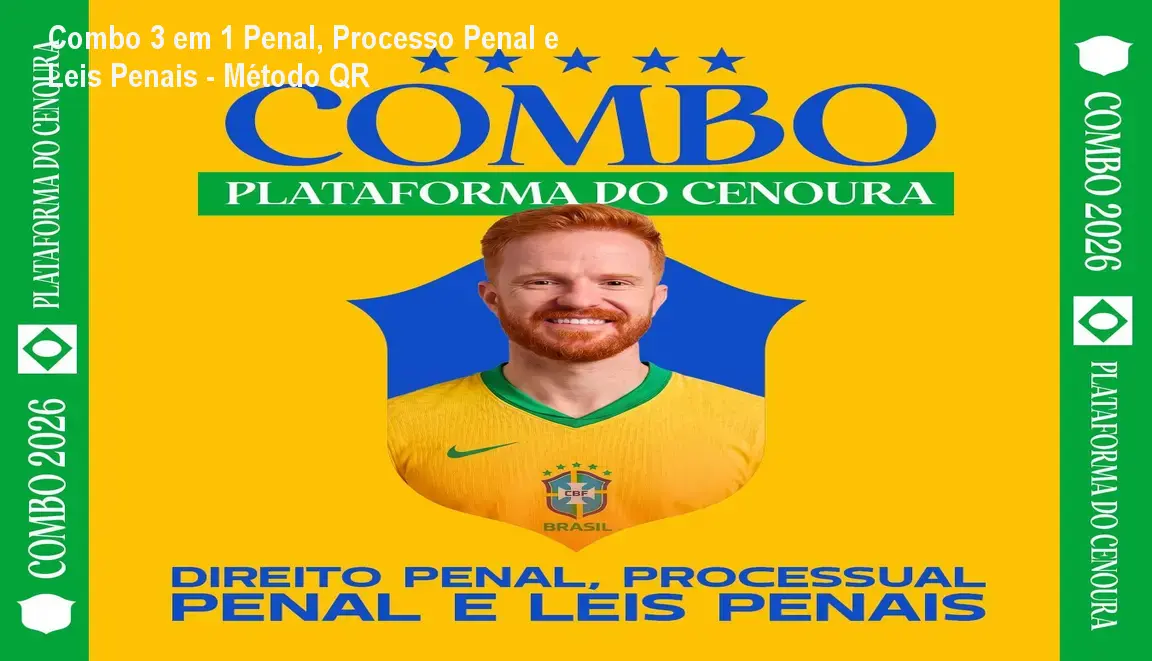 combo 3 em 1 penal processo penal e leis penais 5 1