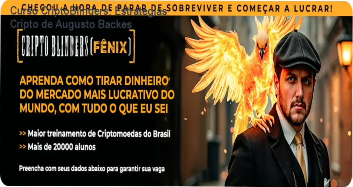 Curso CriptoBlinders: metodologia de investimento cripto de Augusto Backes