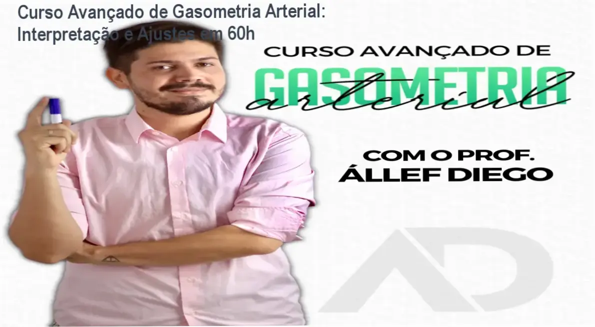 Curso Avançado de Gasometria Arterial para profissionais de saúde