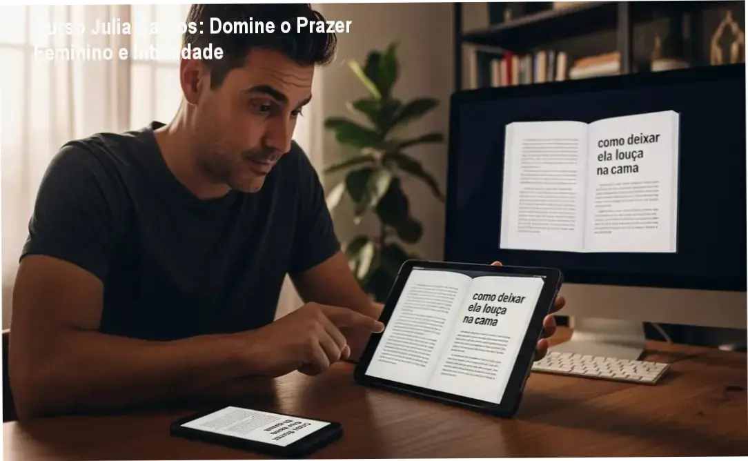 Imagem do curso Julia Santos sobre técnicas de prazer feminino e intimidade