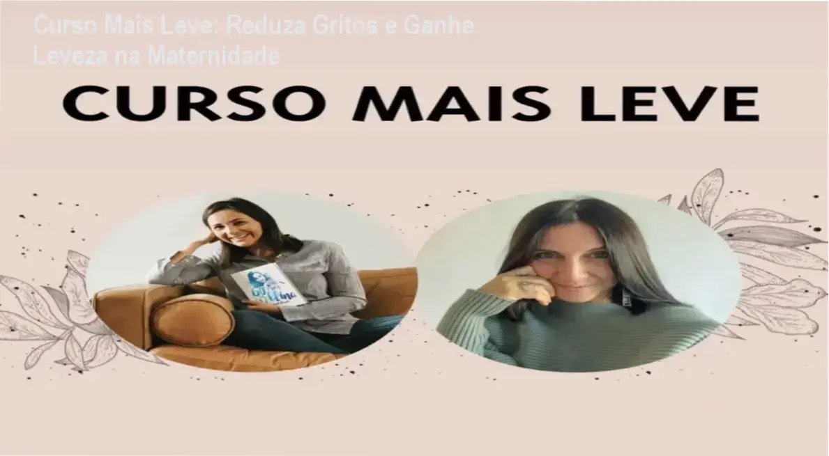 Mãe ouvindo áudio do Curso Mais Leve enquanto cuida da criança, simbolizando leveza na rotina