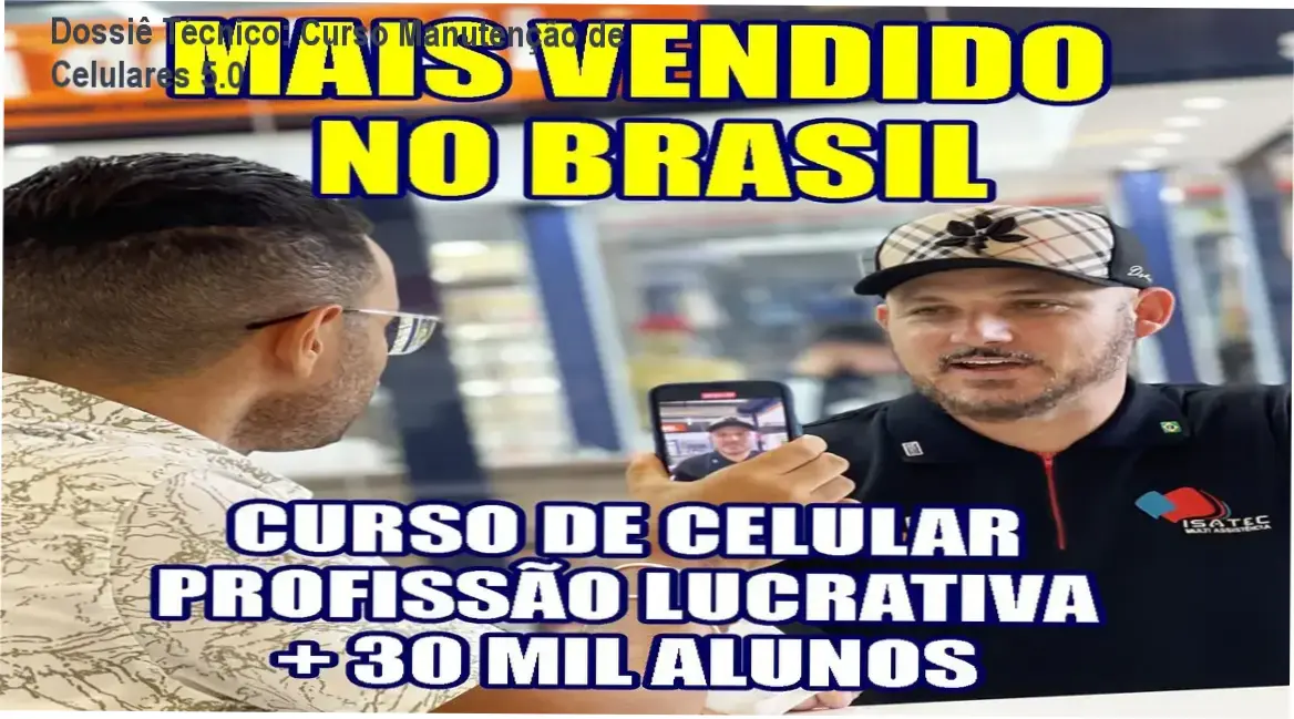 Capa do Dossiê Técnico do Curso Manutenção e Conserto de Celulares Versão 5.0