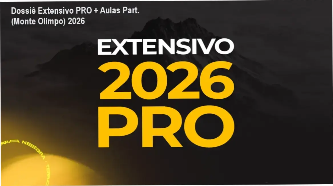 Capa do curso Extensivo PRO + Aulas Particulares Monte Olimpo 2026 para ENEM Humanas
