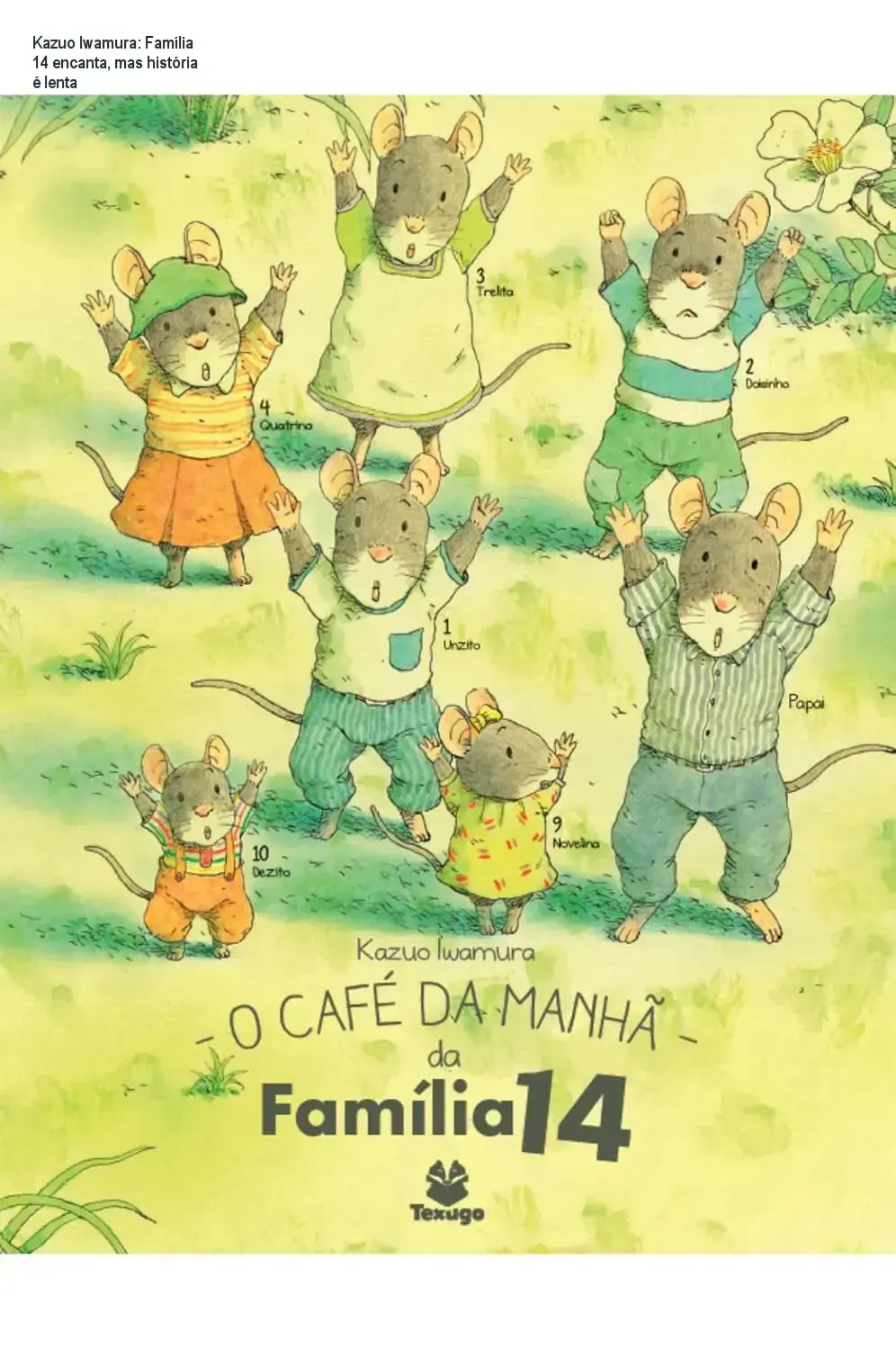 Família 14 Kazuo Iwamura cronograma de leitura