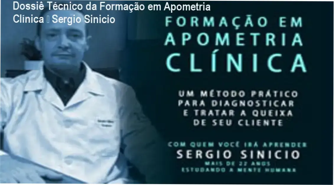 Capa do ebook da Formação em Apometria Clínica de Sergio Sinicio mostrando terapias integrativas.
