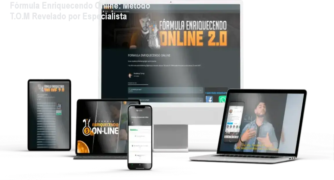 Fórmula Enriquecendo Online - Acesso exclusivo aos bastidores do Método T.O.M