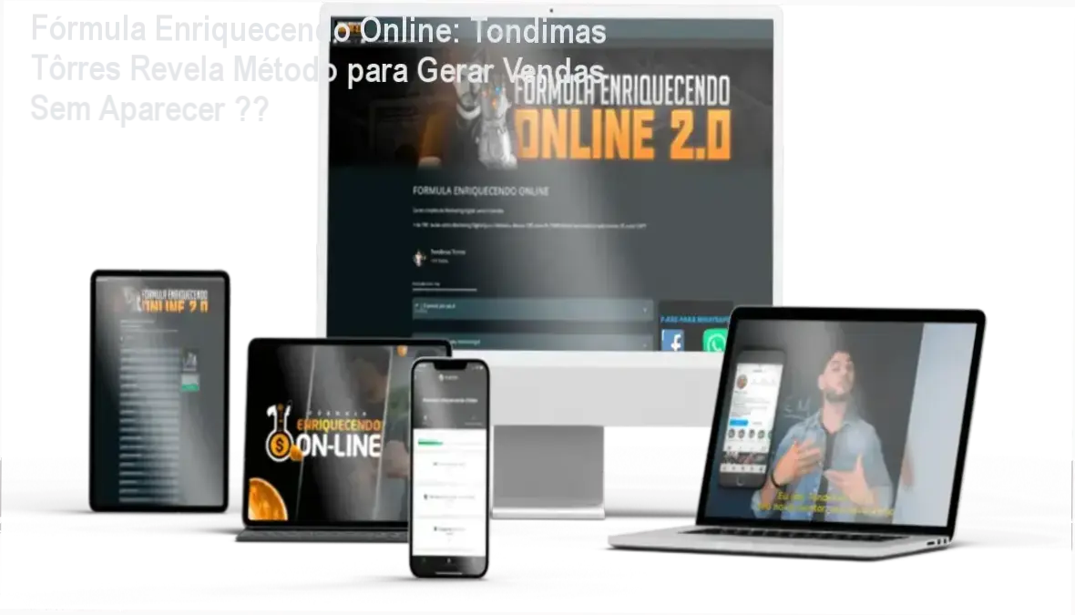 Tondimas Tôrres demonstrando o Método T.O.M Funcionando no Fórmula Enriquecendo Online