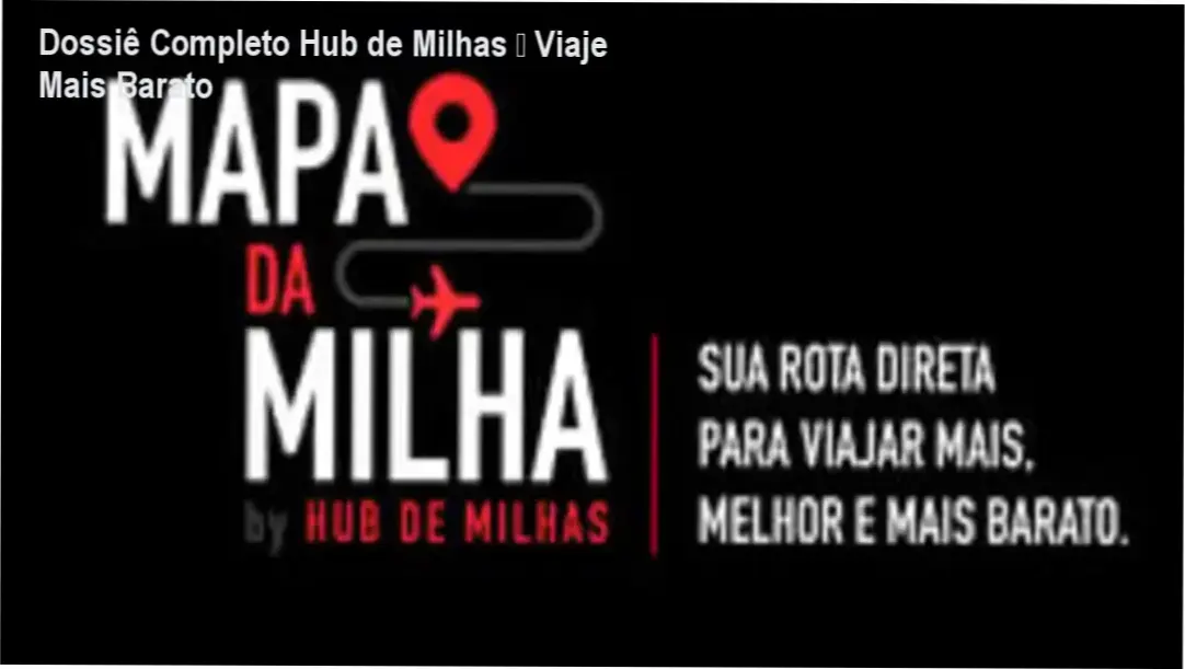 Capa do ebook Hub de Milhas mostrando dicas de viagem econômica