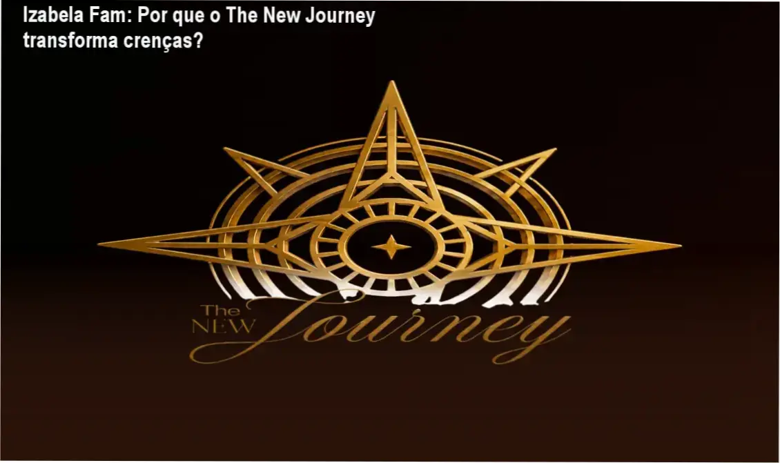 Izabela Fam apresentando o curso The New Journey sobre mentalidade de prosperidade