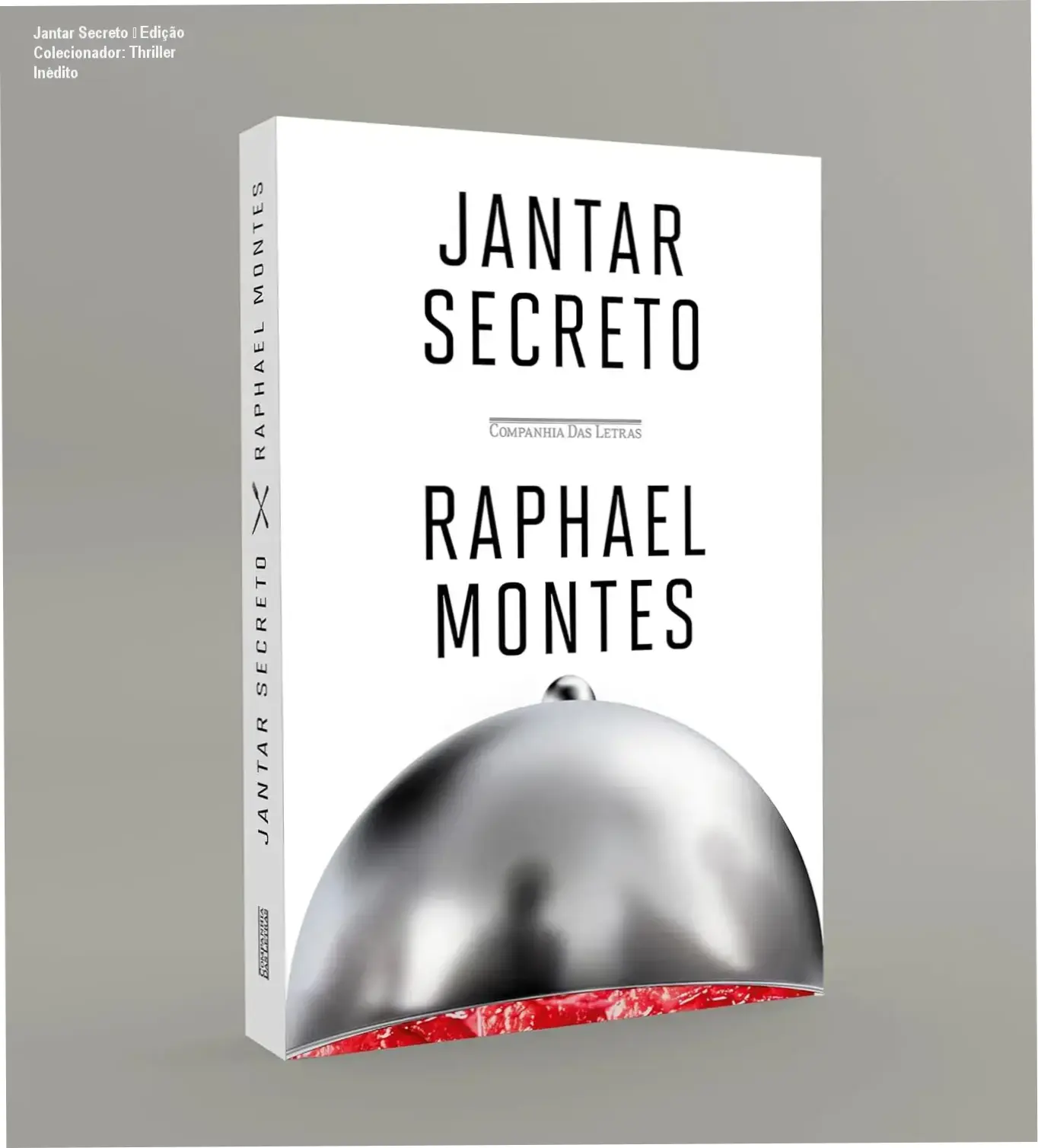Ilustração da capa dura do Jantar Secreto edição colecionador