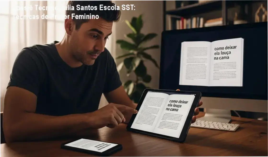 Capa do ebook Julia Santos Escola SST mostrando técnicas de prazer feminino