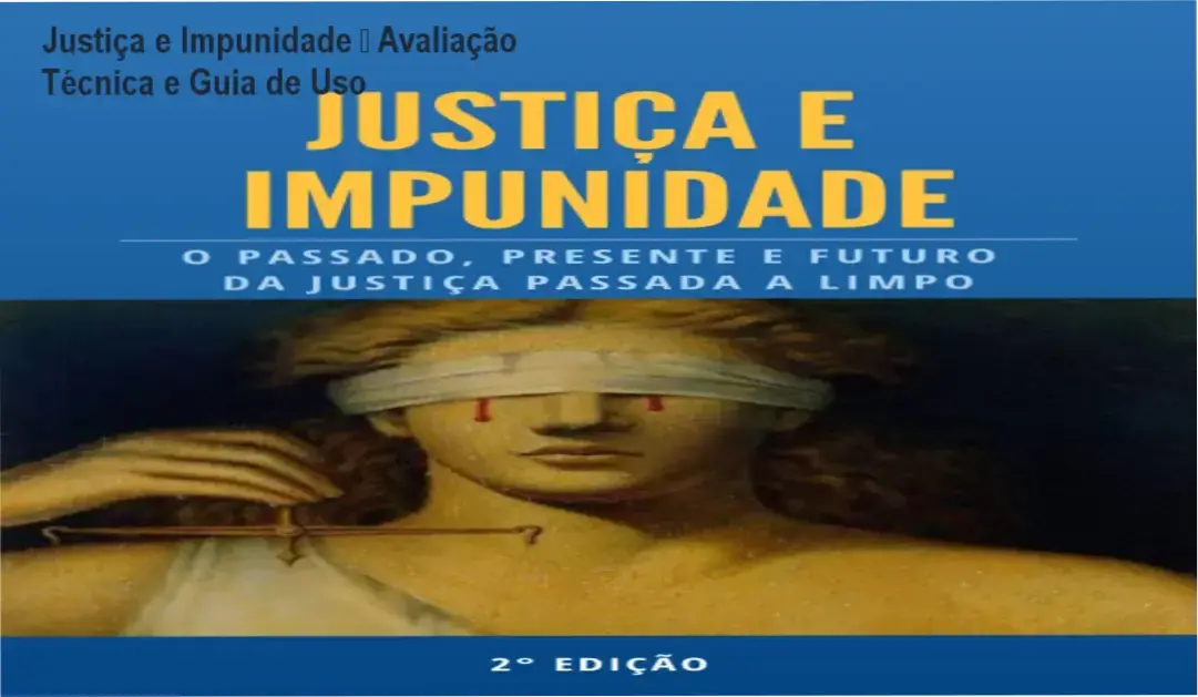 Capa do ebook Justiça e Impunidade mostrando análise crítica do STF