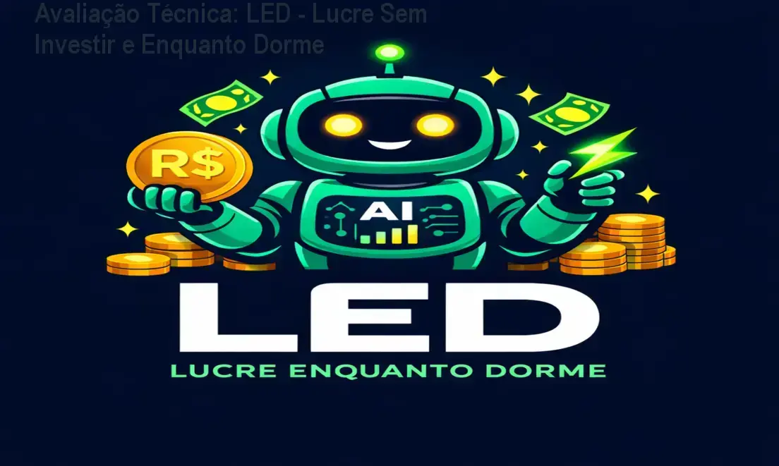 Tela explicativa do curso LED - Lucre Sem Investir e Enquanto Dorme mostrando o painel de acesso na plataforma Hotmart.