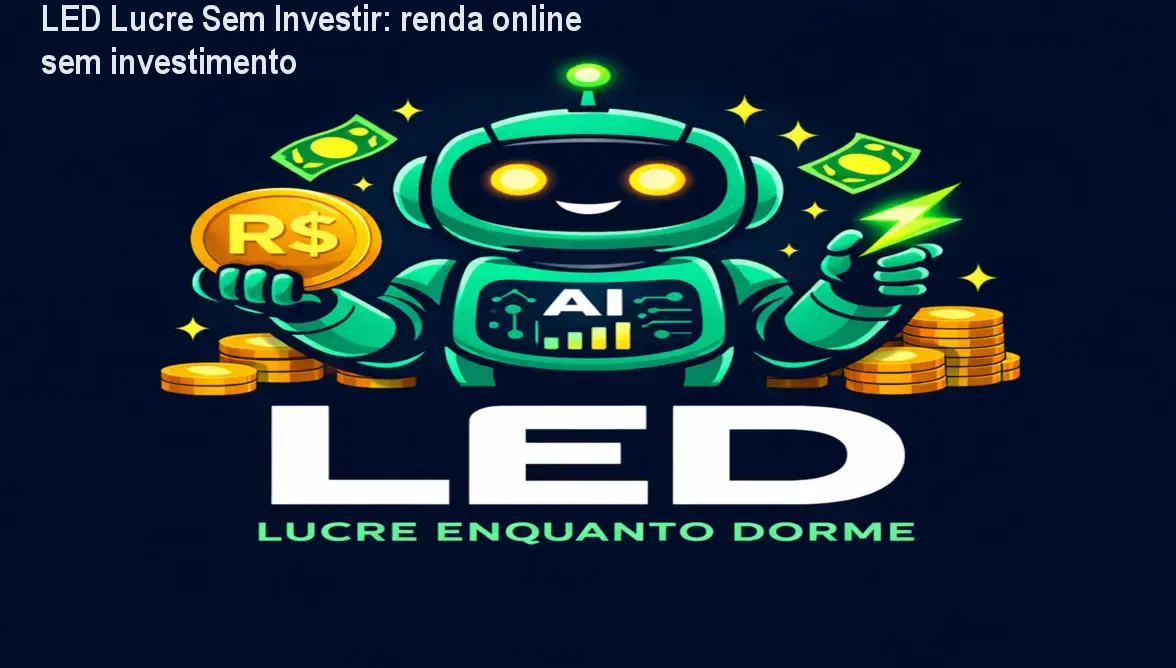 led lucre sem investir e enquanto dorme 1