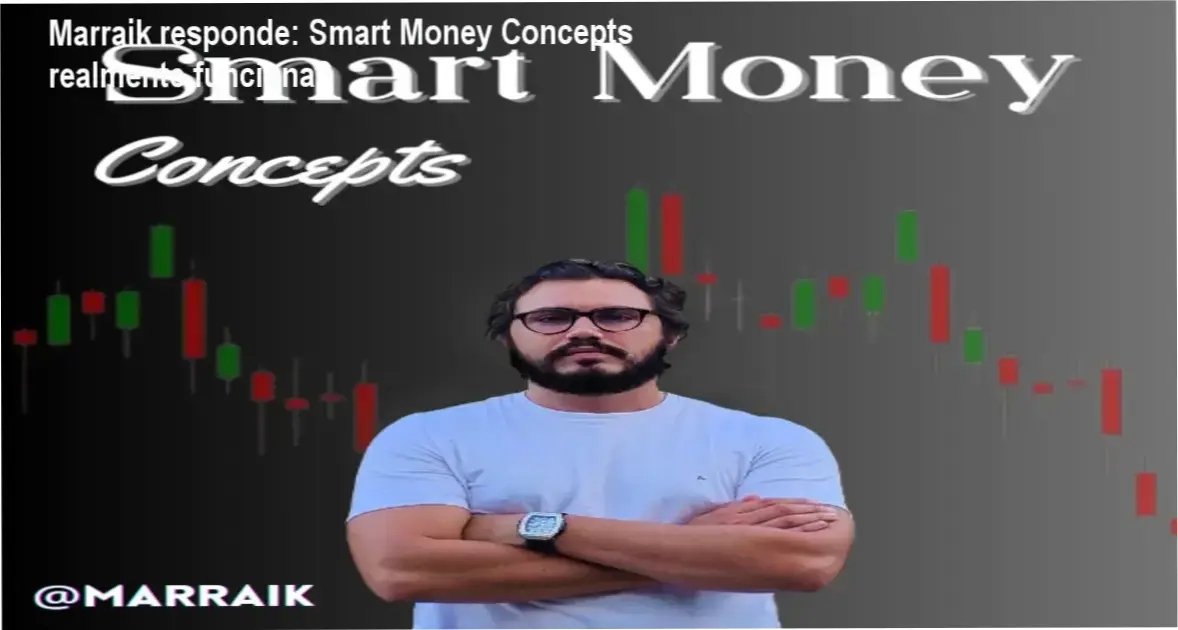 Imagem do curso Smart Money Concepts de Marcos Leitão (Marraik) mostrando gráficos e aulas