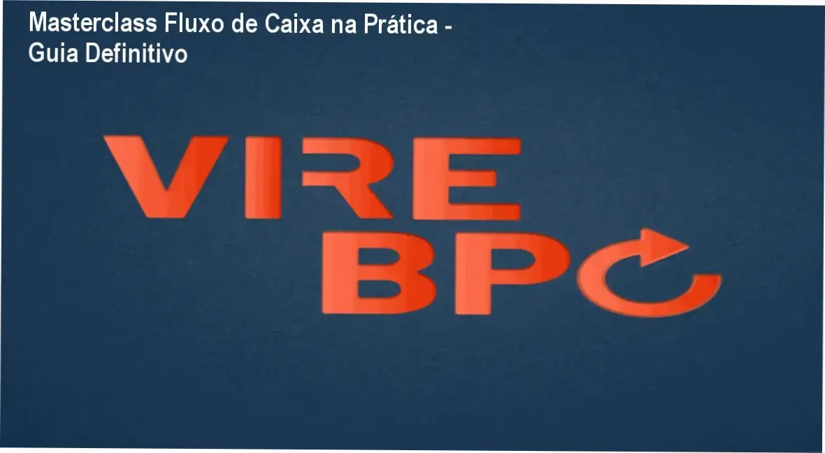 Imagem ilustrativa da masterclass 'Fluxo de Caixa na Prática', destacando relatórios financeiros estratégicos e dados visuais em gráficos profissionais.