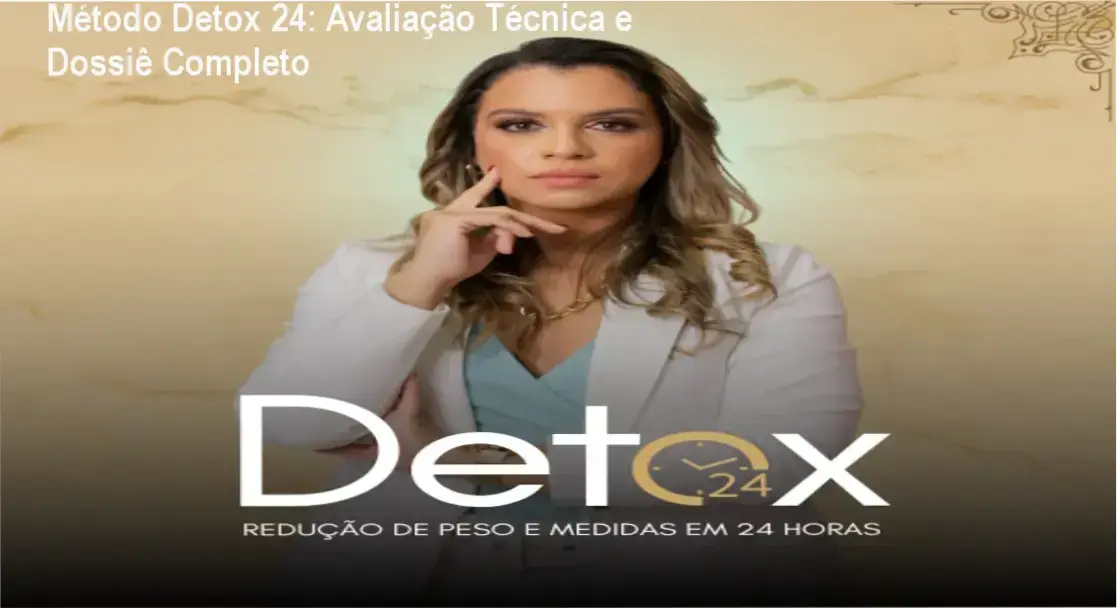 Capa do eBook Método Detox 24 mostrando protocolos de detox corporal para profissionais de estética