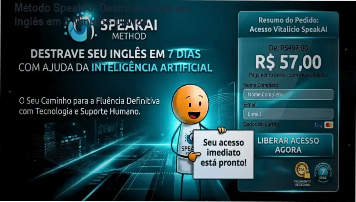 Avaliação detalhada do Método SpeakAI com mestres falando sobre aulas de prática oral e IA adaptativa