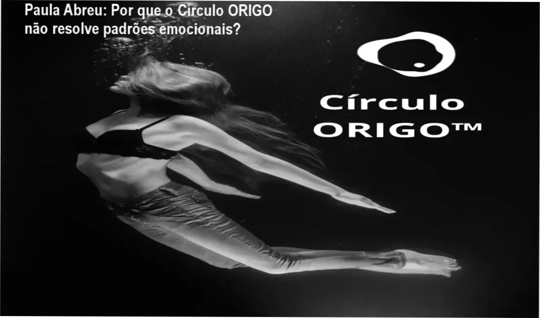 Paula Abreu apresentando o método ORIGO em tela de plataforma de desenvolvimento emocional