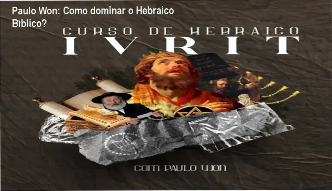 Paulo Won apresentando o curso IVRIT de Hebraico Bíblico