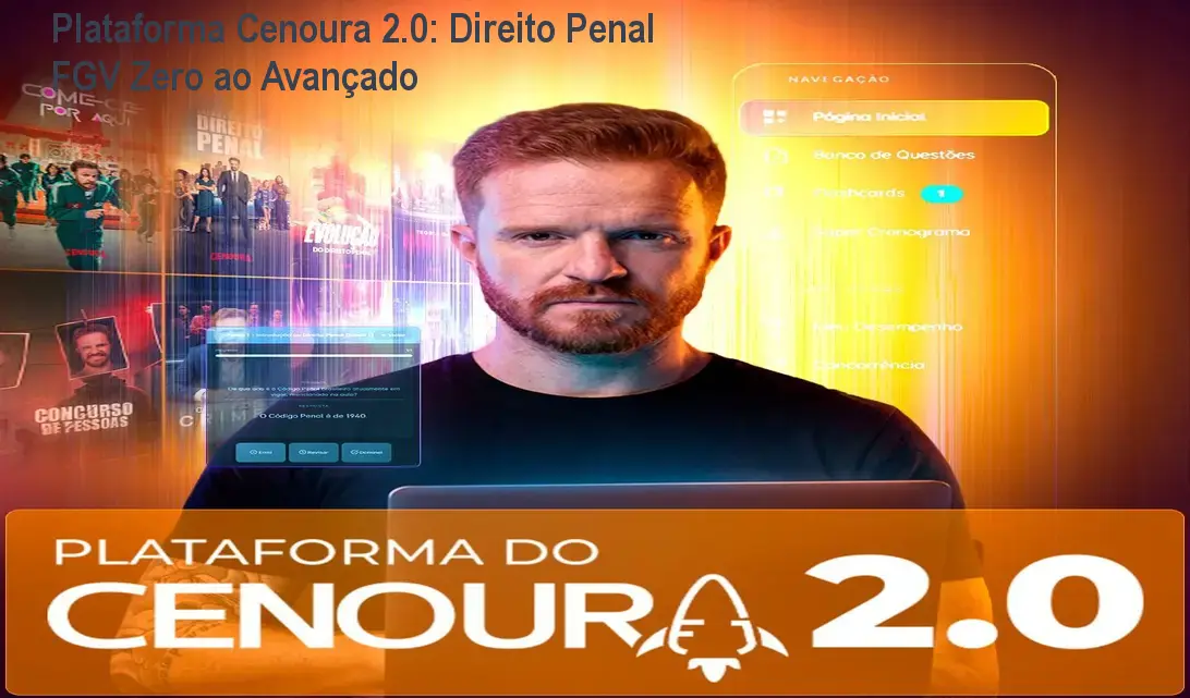plataforma do cenoura 20 direito penal do zero ao avancado 1
