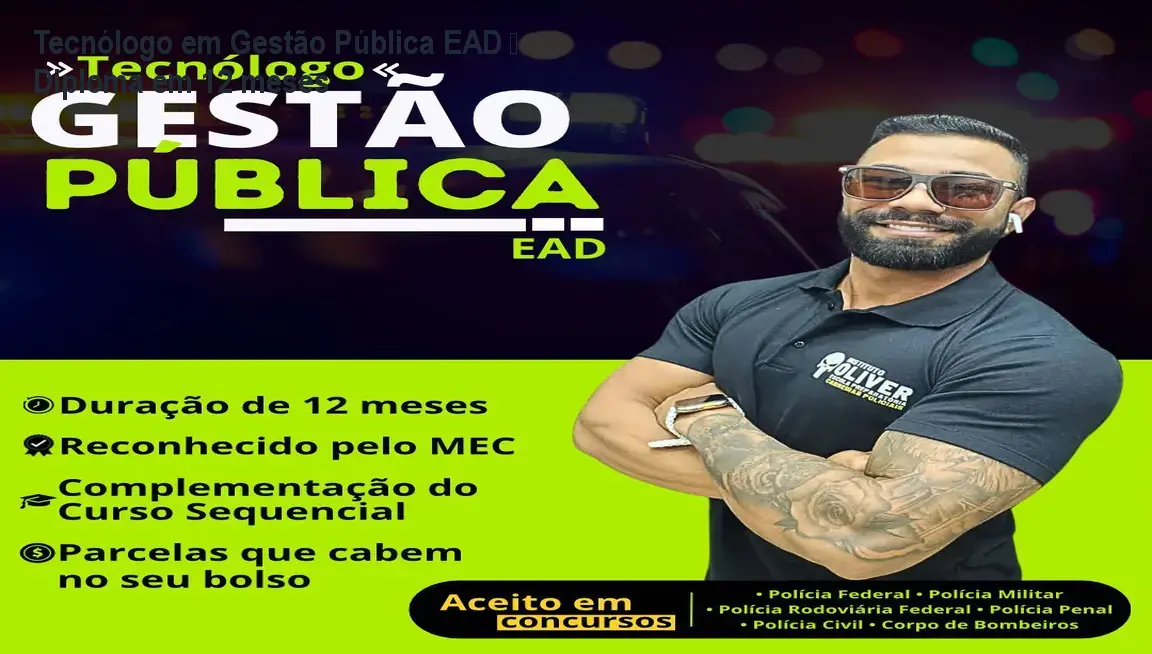 superior tecnologo de gestao publica ead em 12 meses instituto oliver autor instituto oliver 1