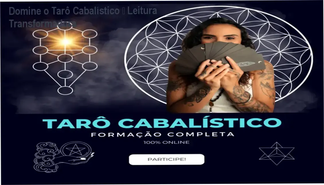 Imagem da capa do eBook Tarô Cabalístico do Instituto Sarä Costa
